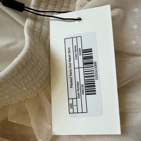 White Ruffle Skirt - Picture 4 of 4